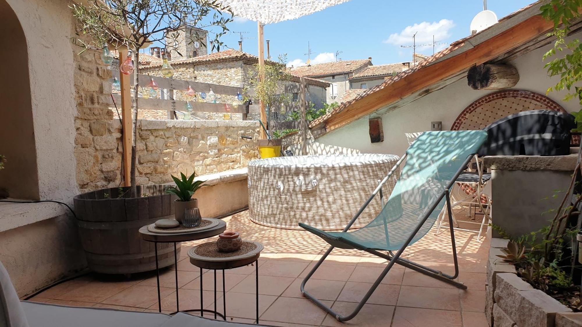 Maison Avec Jacuzzi Et Terrasse Sur Les Toits Brignon 外观 照片