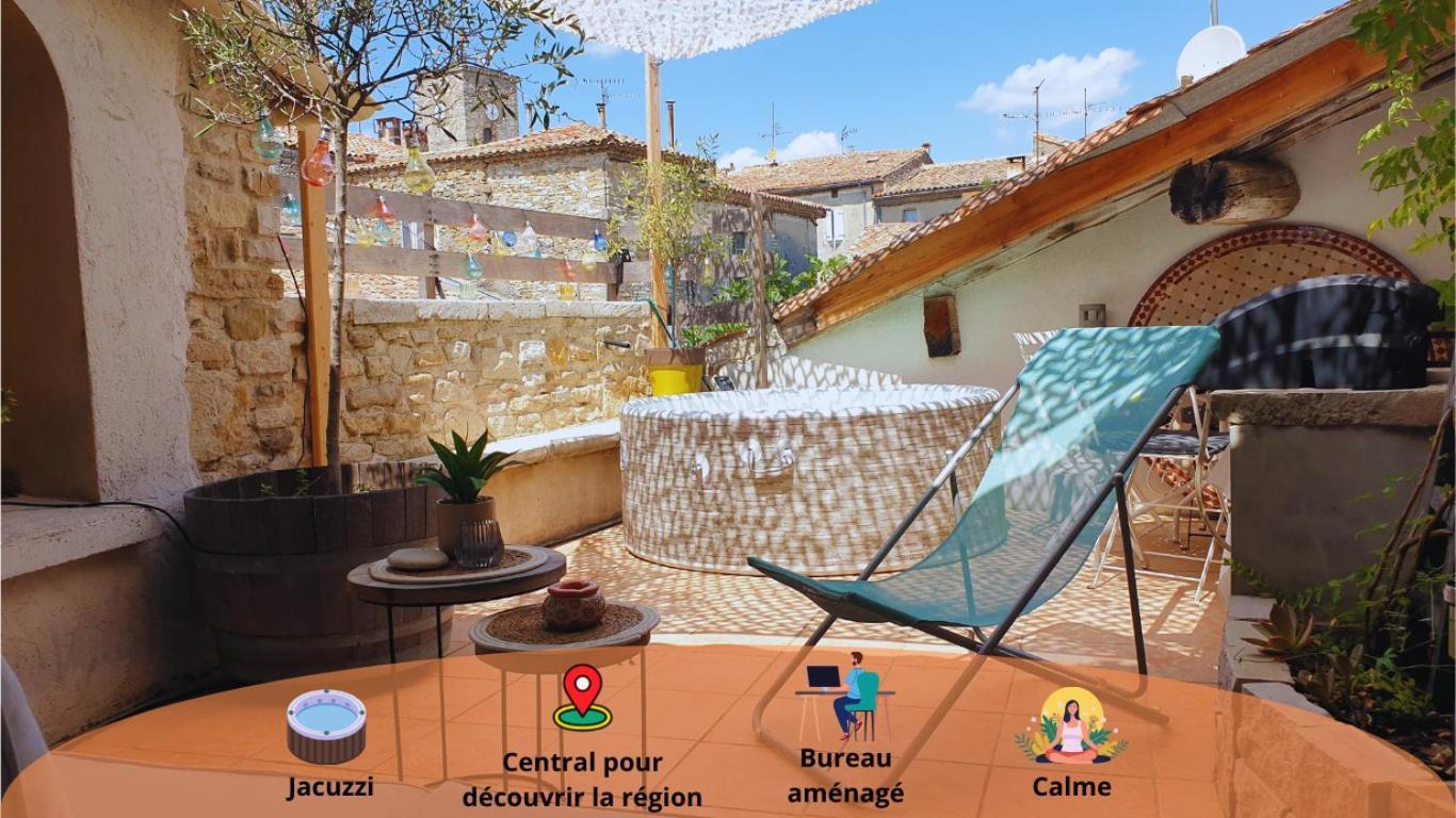 Maison Avec Jacuzzi Et Terrasse Sur Les Toits Brignon 外观 照片